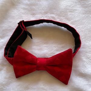 Red Bow tie- adjustable